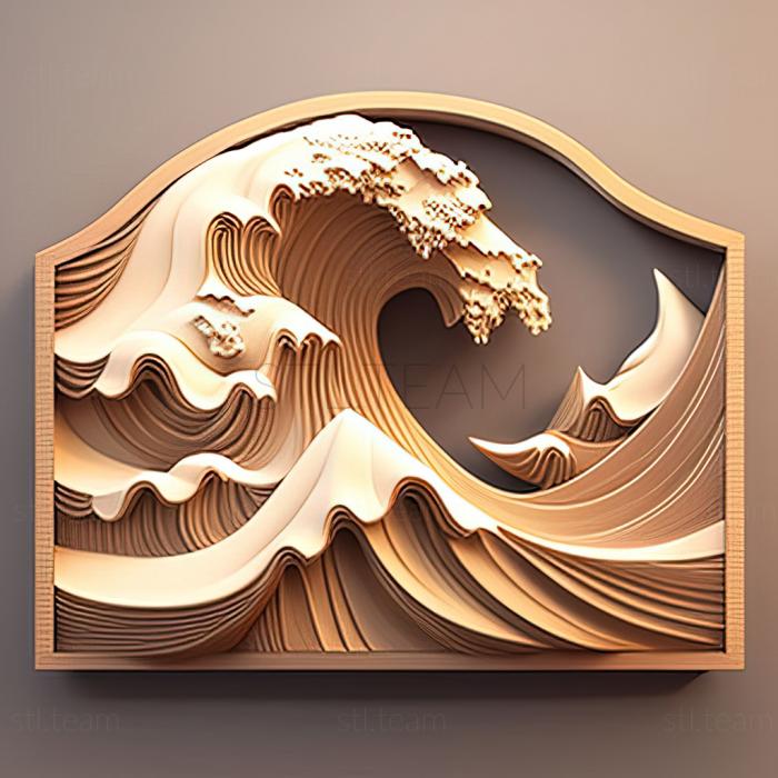 3D модель Св великая волна (STL)